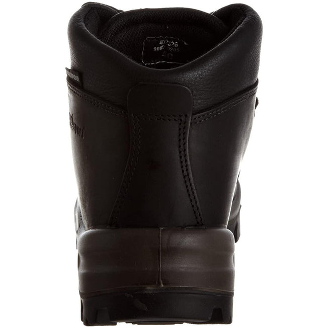 Black - Side - Grisport Unisex Adult Peaklander Waxy Leather Walking Boots