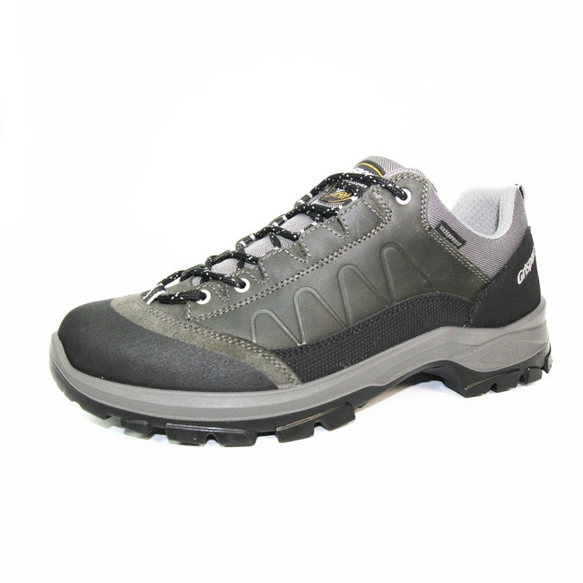Green-Black - Lifestyle - Grisport Childrens-Kids Kratos-Lo Waxy Leather Walking Shoes