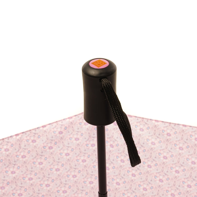 Nimbus Pink - Side - Laurence Llewelyn-Bowen Public Anemone Floral Folding Umbrella