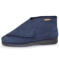 Navy - Side - Goodyear Mens Drake Slippers
