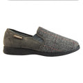 Grey - Back - Goodyear Mens Harrison Tweed Slippers