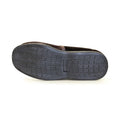 Brown - Close up - Goodyear Mens Calder Pinstripe Slippers
