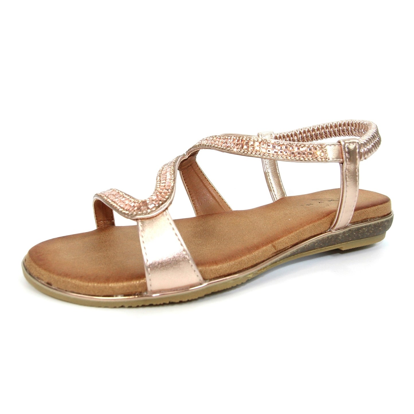 Rose - Close up - Lunar Womens-Ladies Emilia S Pattern Sandals