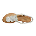 Silver - Lifestyle - Lunar Womens-Ladies Silvia Sandals