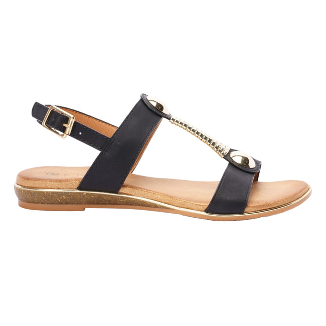 Black - Lifestyle - Lunar Womens-Ladies Renoir Sandals