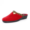 Red - Pack Shot - Lunar Womens-Ladies Michelle Slippers
