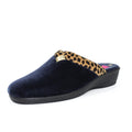 Navy - Pack Shot - Lunar Womens-Ladies Michelle Slippers