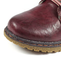 Burgundy - Lifestyle - Lunar Womens-Ladies Jalapeno Ankle Boots