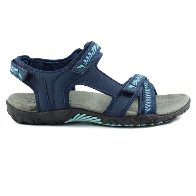 Blue - Pack Shot - Goodyear Womens-Ladies Rutland Sandals
