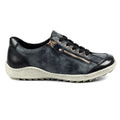 Black - Side - Lunar Womens-Ladies Bianca Trainers