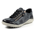 Black - Close up - Lunar Womens-Ladies Bianca Trainers
