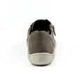 Taupe - Back - Lunar Womens-Ladies Bianca Trainers