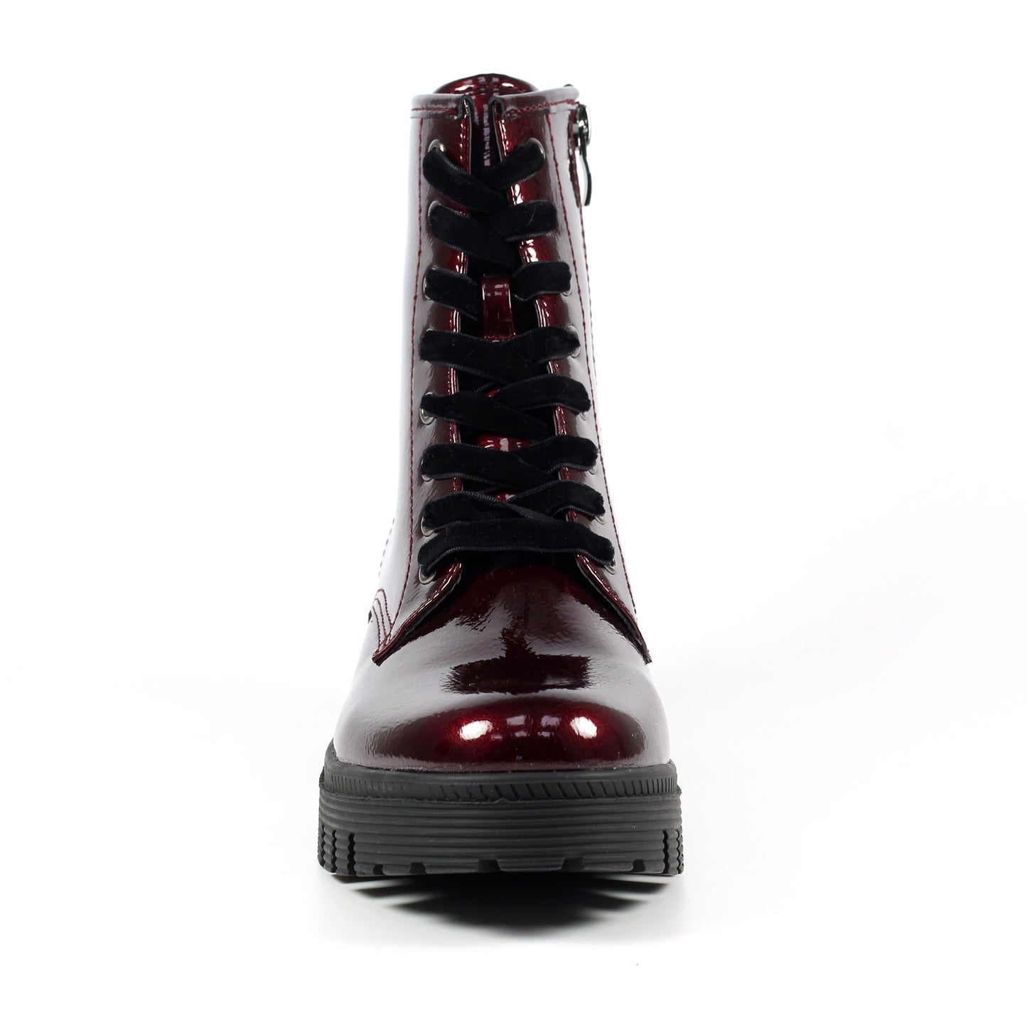Burgundy - Close up - Lunar Womens-Ladies Danni Ankle Boots