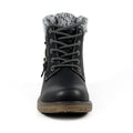 Black - Close up - Lunar Womens-Ladies Benson III Waterproof Ankle Boots