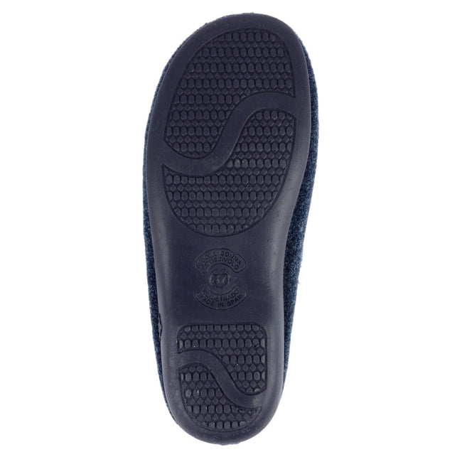 Blue - Pack Shot - Lazy Dogz Womens-Ladies Monique Scottish Terrier Slippers