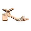 Rose Gold - Side - Lunar Womens-Ladies Amie Sandals