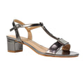 Pewter - Front - Lunar Womens-Ladies Blaze Sandals