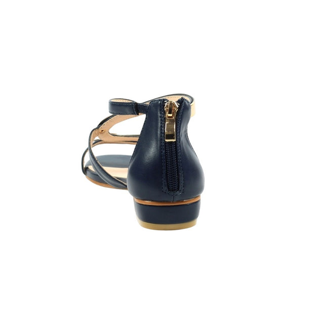 Blue - Back - Lunar Womens-Ladies Girona Sandals