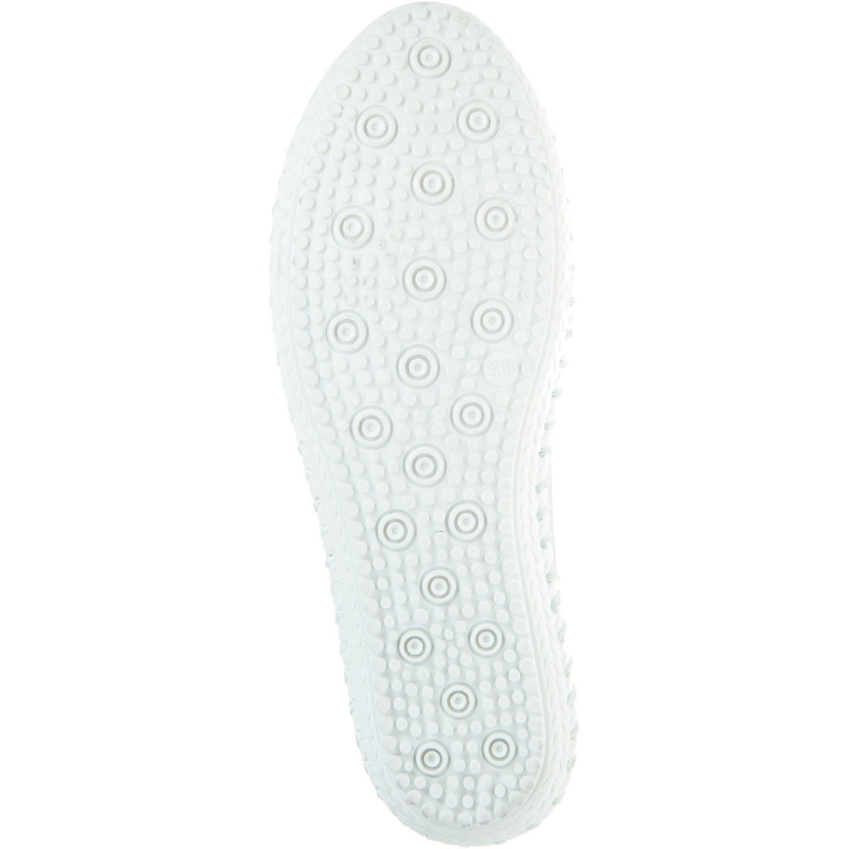 Silver - Lifestyle - Lunar Womens-Ladies St Ives Metallic Leather Plimsolls