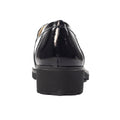 Black - Back - Lunar Womens-Ladies Vivi Patent Faux Leather Loafers