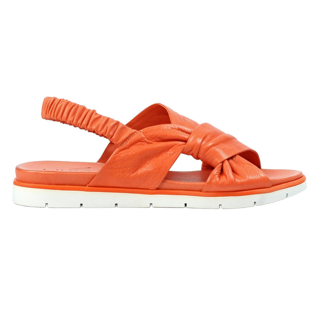 Orange - Lifestyle - Lunar Womens-Ladies Sardinia Leather Sandals
