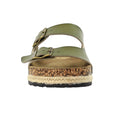Green - Close up - Lunar Womens-Ladies Belinda Sandals