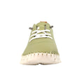 Green - Pack Shot - Lunar Womens-Ladies St Austell Leather Plimsolls