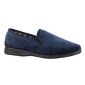 Navy - Front - Lazy Dogz Mens Tamar II Slippers
