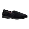 Black - Front - Lazy Dogz Mens Tamar II Slippers