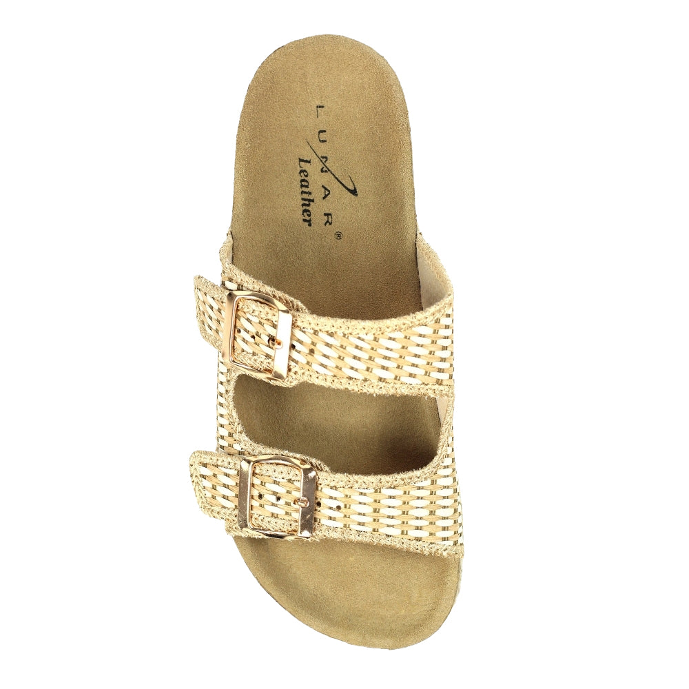 Natural - Pack Shot - Lunar Womens-Ladies Bijou Sandals