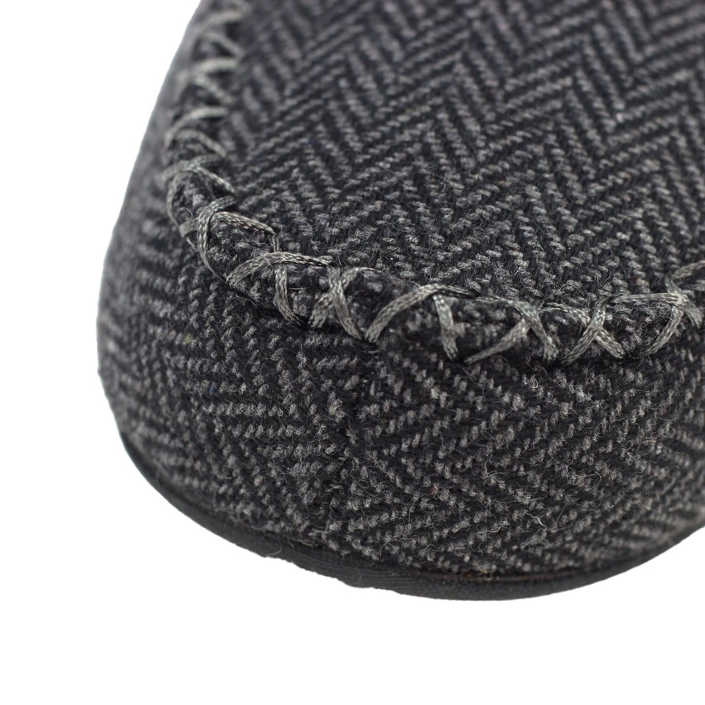 Grey - Side - Goodyear Mens Hendrix Slippers