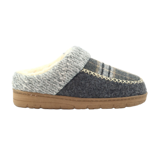 Grey - Lifestyle - Lunar Womens-Ladies Emblaze Slippers