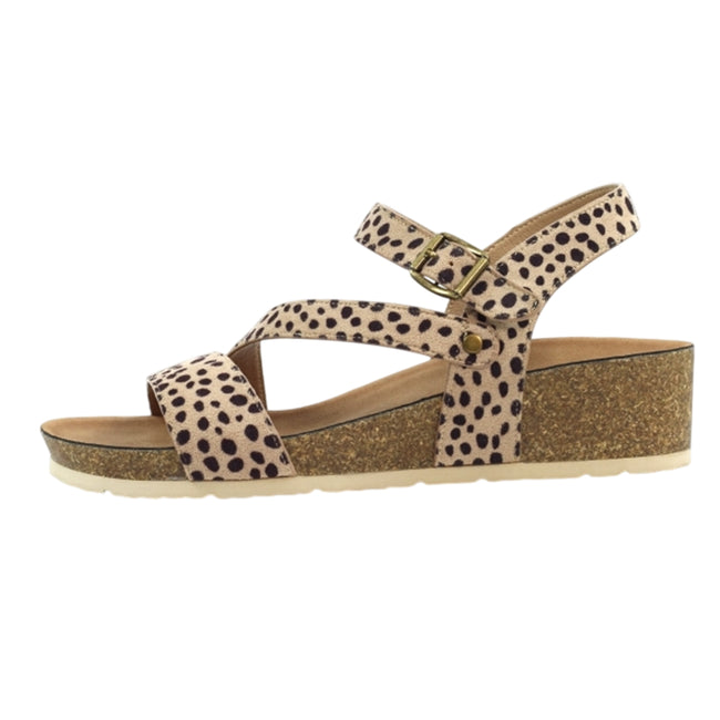 Ocelot - Lifestyle - Lunar Womens-Ladies Muster Wedge Sandals