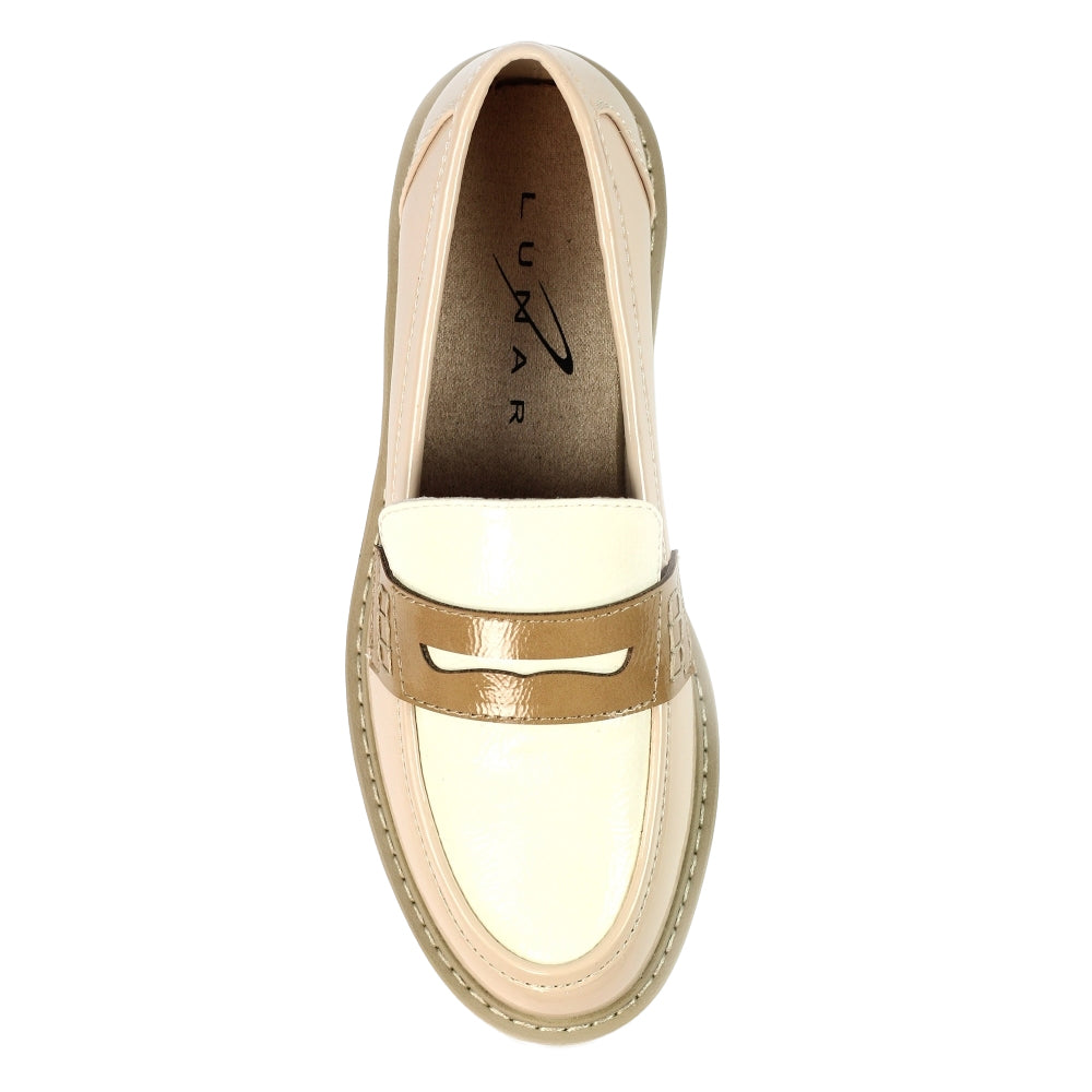 Nude - Pack Shot - Lunar Womens-Ladies Esme Loafers