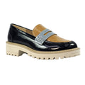 Blue - Front - Lunar Womens-Ladies Esme Loafers