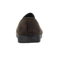Brown - Back - Lazy Dogz Mens Harrison II Slippers