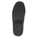 Brown - Close up - Lazy Dogz Mens Harrison II Slippers