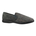 Grey - Front - Lazy Dogz Mens Harrison II Slippers