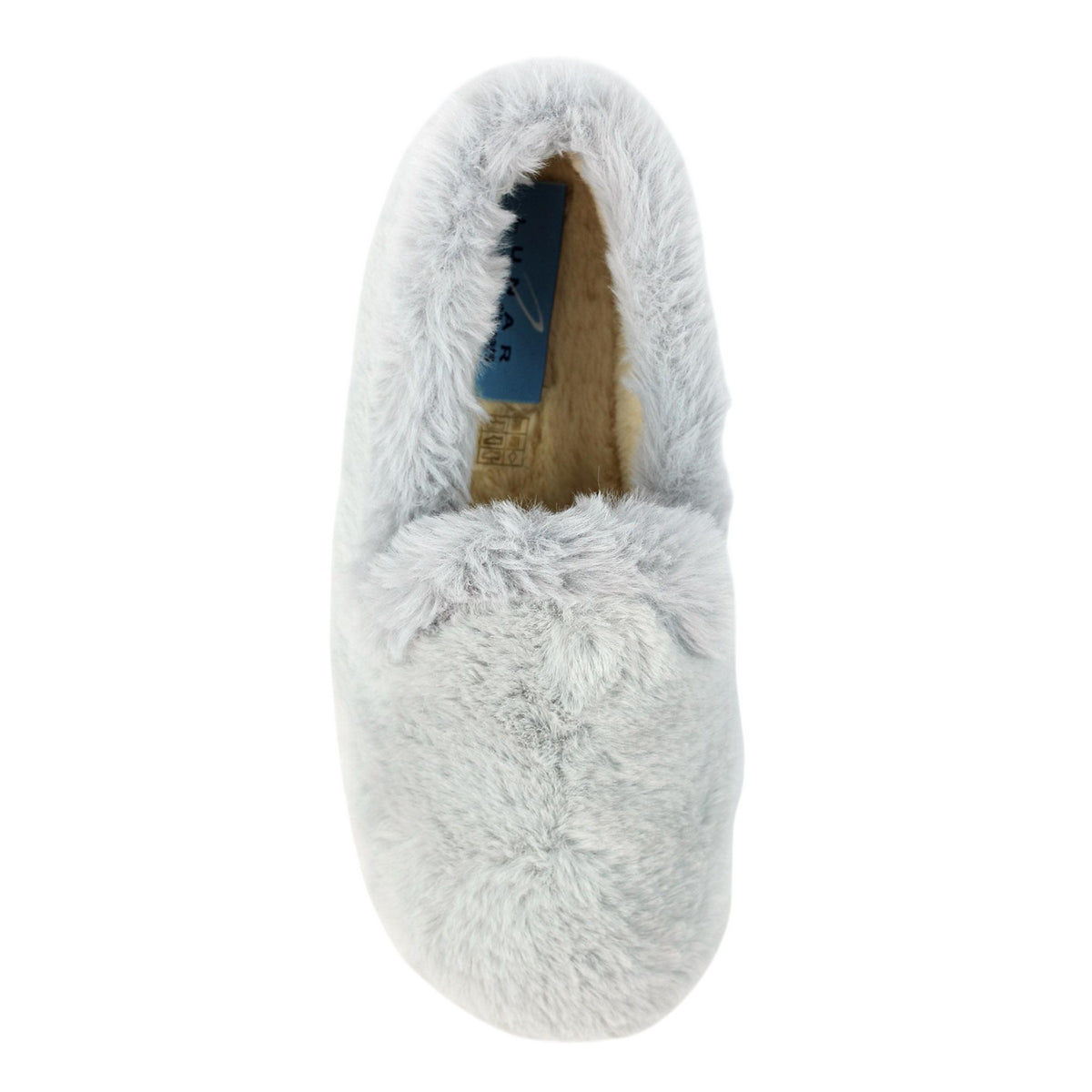 Grey - Lifestyle - Lunar Womens-Ladies Bella Slippers