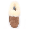 Mink - Lifestyle - Lunar Womens-Ladies Nevis Removable Back Strap Mule Slippers