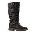 Black - Front - Lunar Womens-Ladies Brisbane Waterproof Boots