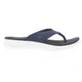 Navy - Side - Skechers Womens-Ladies On-the-GO 600 Flourish Flip Flops