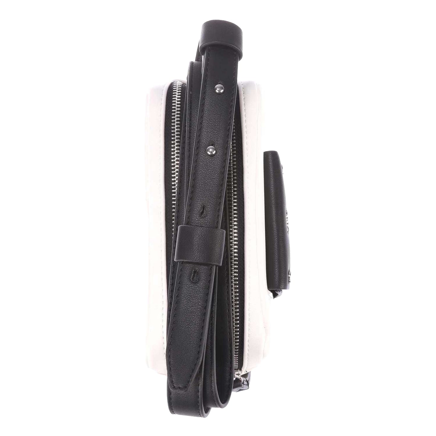 White-Black - Pack Shot - DKNY Ara Dz Cross Body Camera Bag