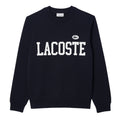 Blue - Front - Lacoste Mens Flocked Fleece Sweatshirt