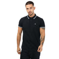 Navy - Front - Weekend Offender Mens Vancouver Tipped Polo Shirt