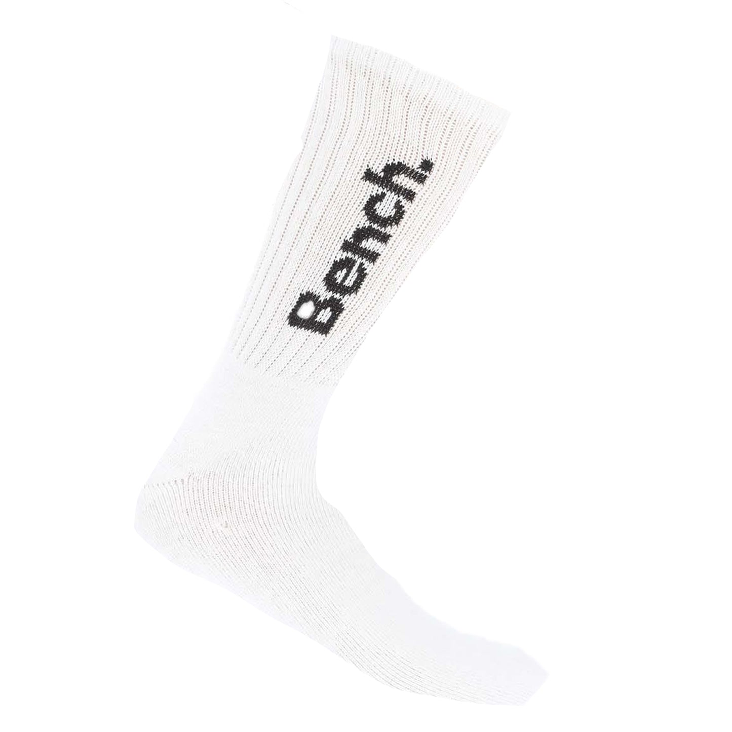 Black-White-Grey - Back - Bench Unisex Adult Daxter Crew Socks (Pack of 6)