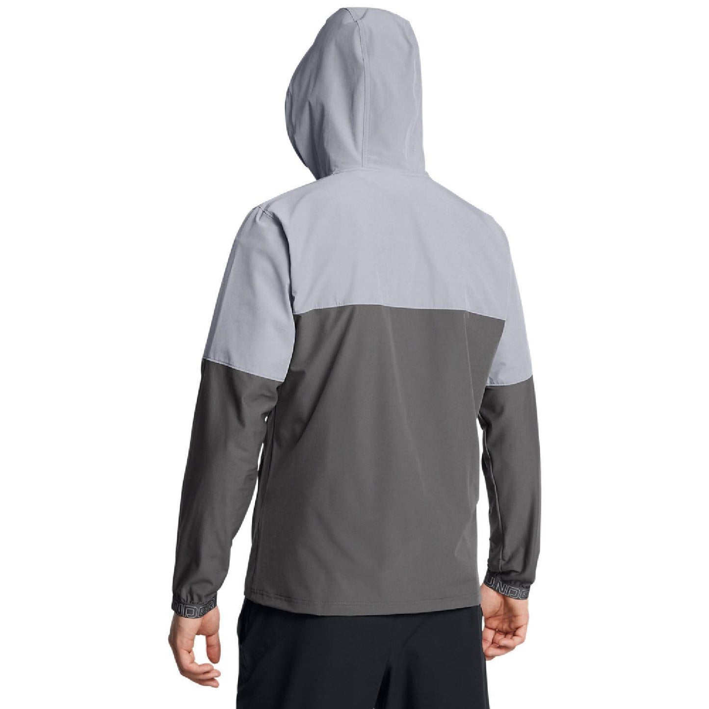 Grey - Side - Under Armour Mens Vanish Windstopper Jacket