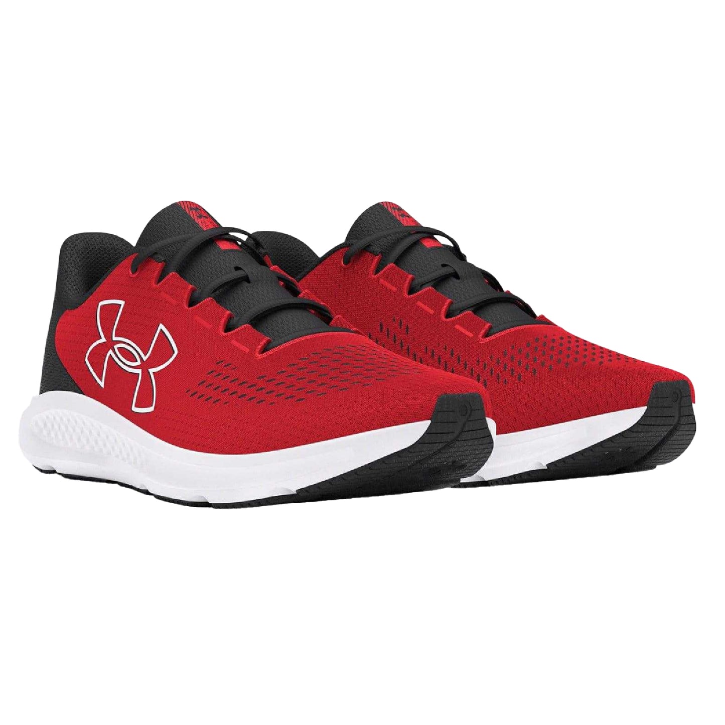 Red - Pack Shot - Under Armour Womens-Ladies Charged Pursuit 3 Running Shoes
