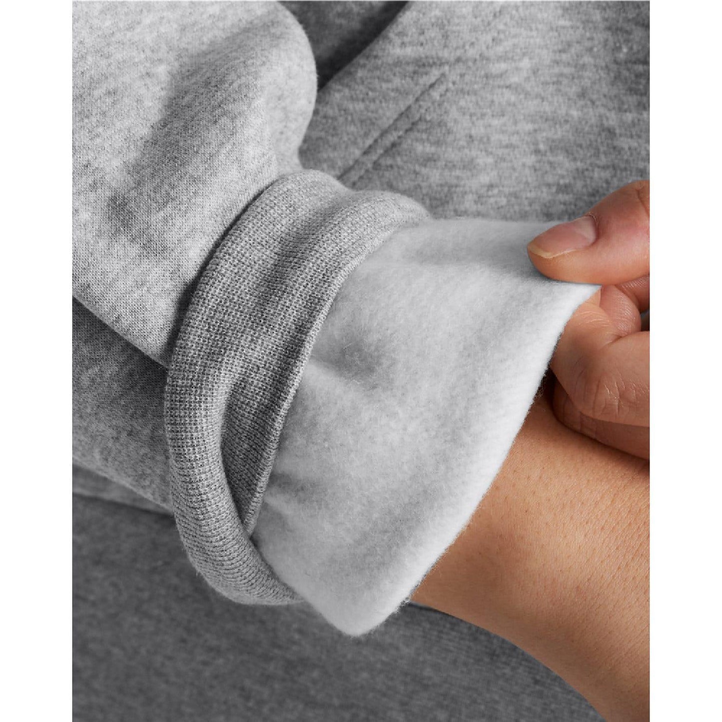 Grey - Close up - Under Armour Womens-Ladies Icon Half Zip Oversized Fleece Top