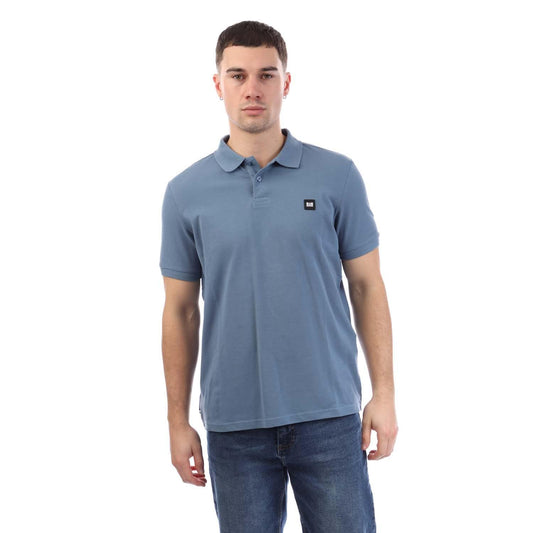 Blue - Front - Weekend Offender Mens Barnum Polo Shirt